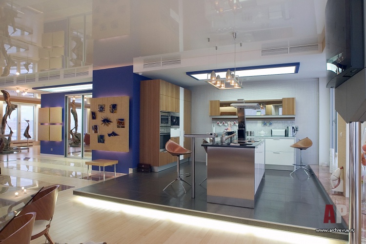 Фото интерьера кухни квартиры в стиле минимализм