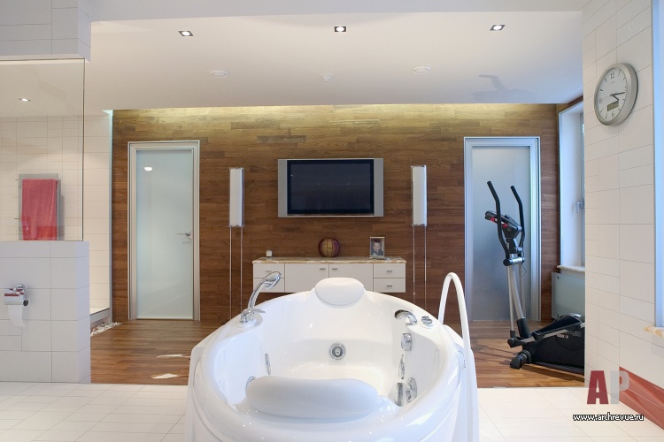 Фото интерьера санузла квартиры в стиле минимализм