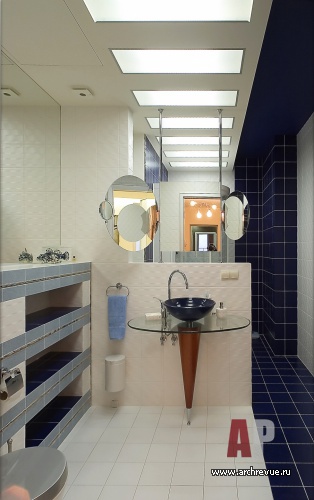 Фото интерьера санузла квартиры в стиле минимализм