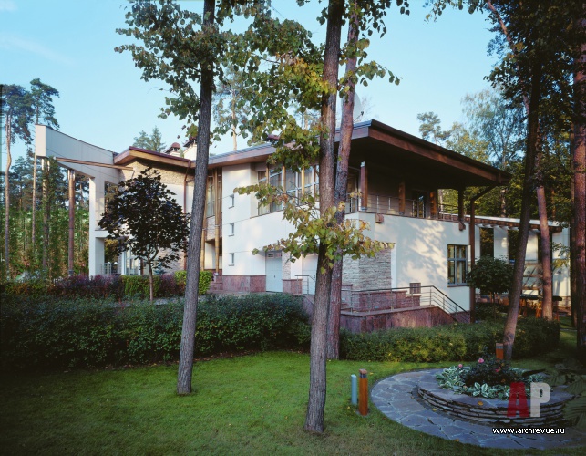 Фото фасада дома в стиле ар-деко