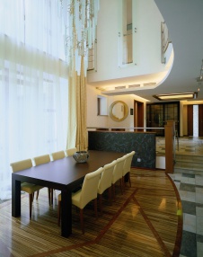 Фото интерьера столовой дома в стиле ар-деко