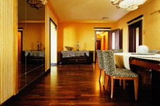 Фото интерьера столовой квартиры в стиле ар-деко