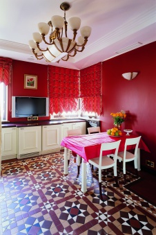 Фото интерьера кухни квартиры в стиле ар-деко