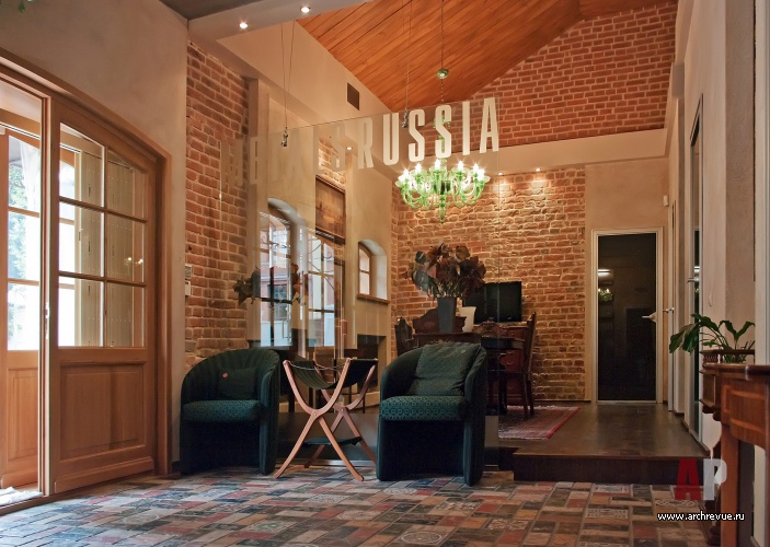 Фото интерьера ресепшен офиса в стиле неоклассика