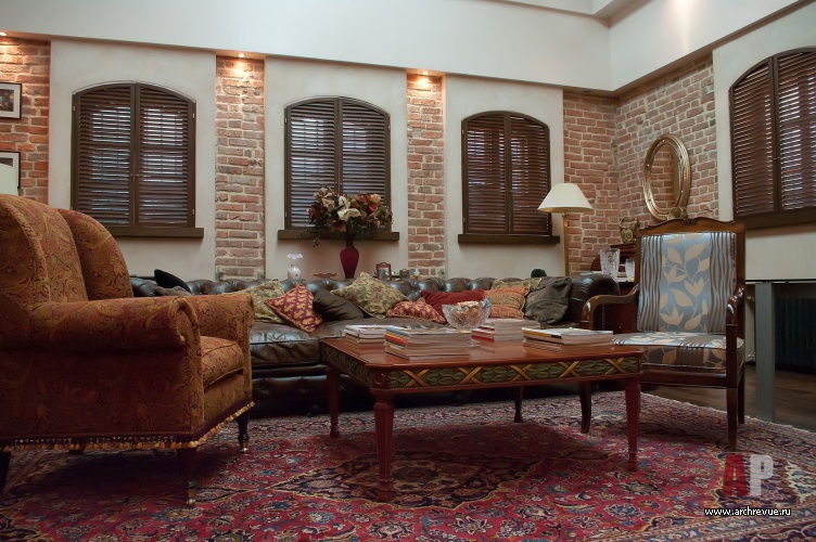 Фото интерьера зоны отдыха офиса в стиле неоклассика