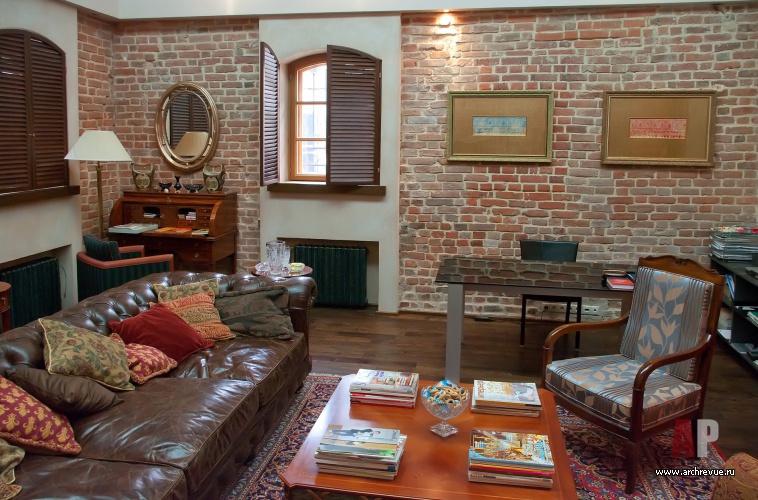 Фото интерьера зоны отдыха офиса в стиле неоклассика