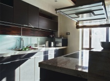 Фото интерьера кухни квартиры в стиле фьюжн