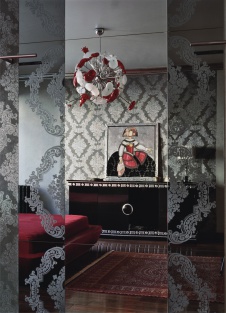 Фото интерьера спальни квартиры в стиле фьюжн