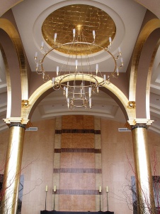 Фото детали интерьера пентхауса в стиле ар-деко