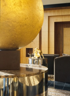 Фото детали интерьера пентхауса в стиле ар-деко