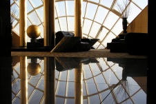 Фото интерьера зоны отдыха пентхауса в стиле ар-деко