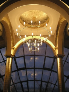 Фото детали интерьера пентхауса в стиле ар-деко