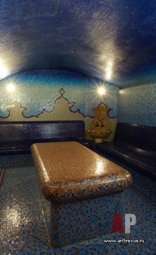 Фото интерьера хаммама отеля в стиле неоклассика