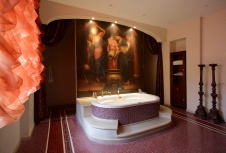 Фото интерьера санузла дома в классическом стиле