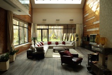 Фото интерьера гостиной дома в современном стиле