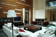 Фото интерьера каминной дома в современном стиле