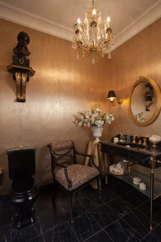 Фото интерьера санузла квартиры в стиле фьюжн