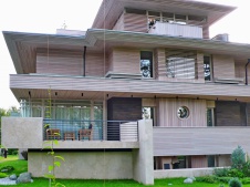 Фото фасада дома в стиле минимализм