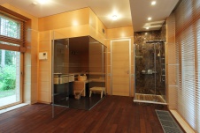 Фото интерьера сауны дома в современном стиле