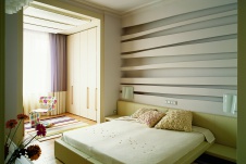 Фото интерьера спальни квартиры в современном стиле