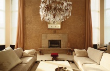 Фото интерьера каминной дома в неоклассическом стиле