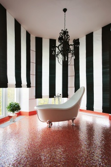 Фото интерьера санузла дома в неоклассическом стиле