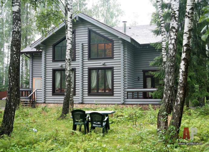 Фото фасада деревянного дома в скандинавском стиле