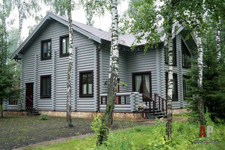 Фото фасада деревянного дома в скандинавском стиле