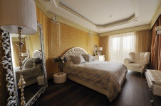 Фото интерьера спальни квартиры в стиле ар-деко