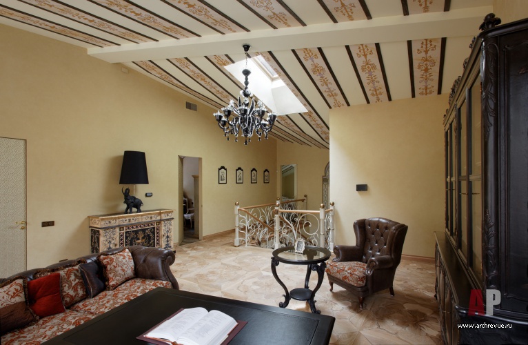 Фото интерьера кабинета дома в английском стиле