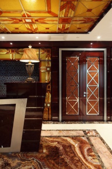 Фото интерьера ресепшен офиса в стиле ар-деко