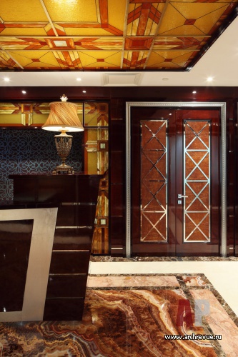 Фото интерьера ресепшен офиса в стиле ар-деко