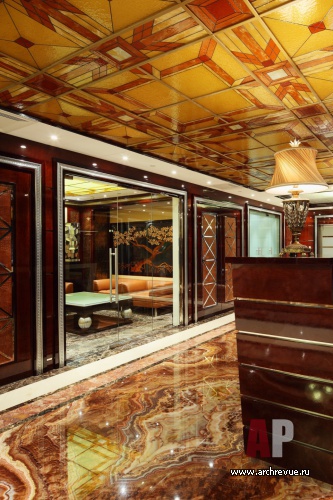 Фото интерьера приемной офиса в стиле ар-деко
