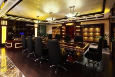 Фото интерьера кабинета офиса в стиле ар-деко