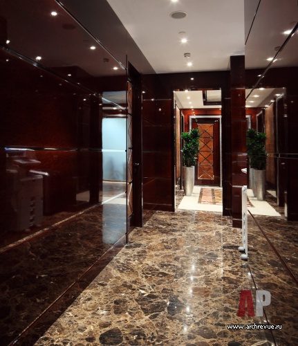 Фото интерьера холла офиса в стиле ар-деко
