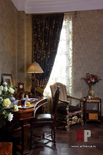 Фото интерьера кабинет особняка в дворцовом стиле