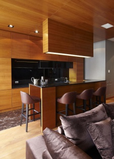 Фото интерьера гостиной квартиры в современном стиле