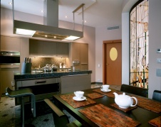 Фото интерьера кухни квартиры в стиле ар-деко