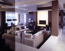 Фото интерьера гостиной квартиры в современном стиле