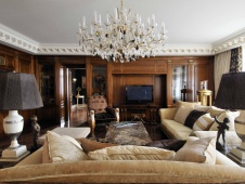 Фото интерьера гостиной в неоклассическом стиле