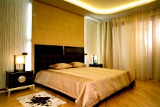 Фото интерьера спальни квартиры в стиле ар-деко