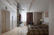 Фото интерьера спальни квартиры в современном стиле