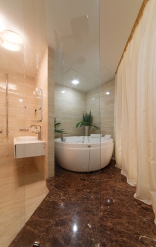 Фото интерьера санузла квартиры в современном стиле