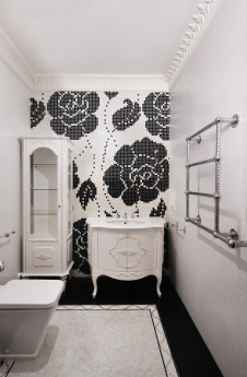 Фото интерьера санузла квартиры в классическом стиле